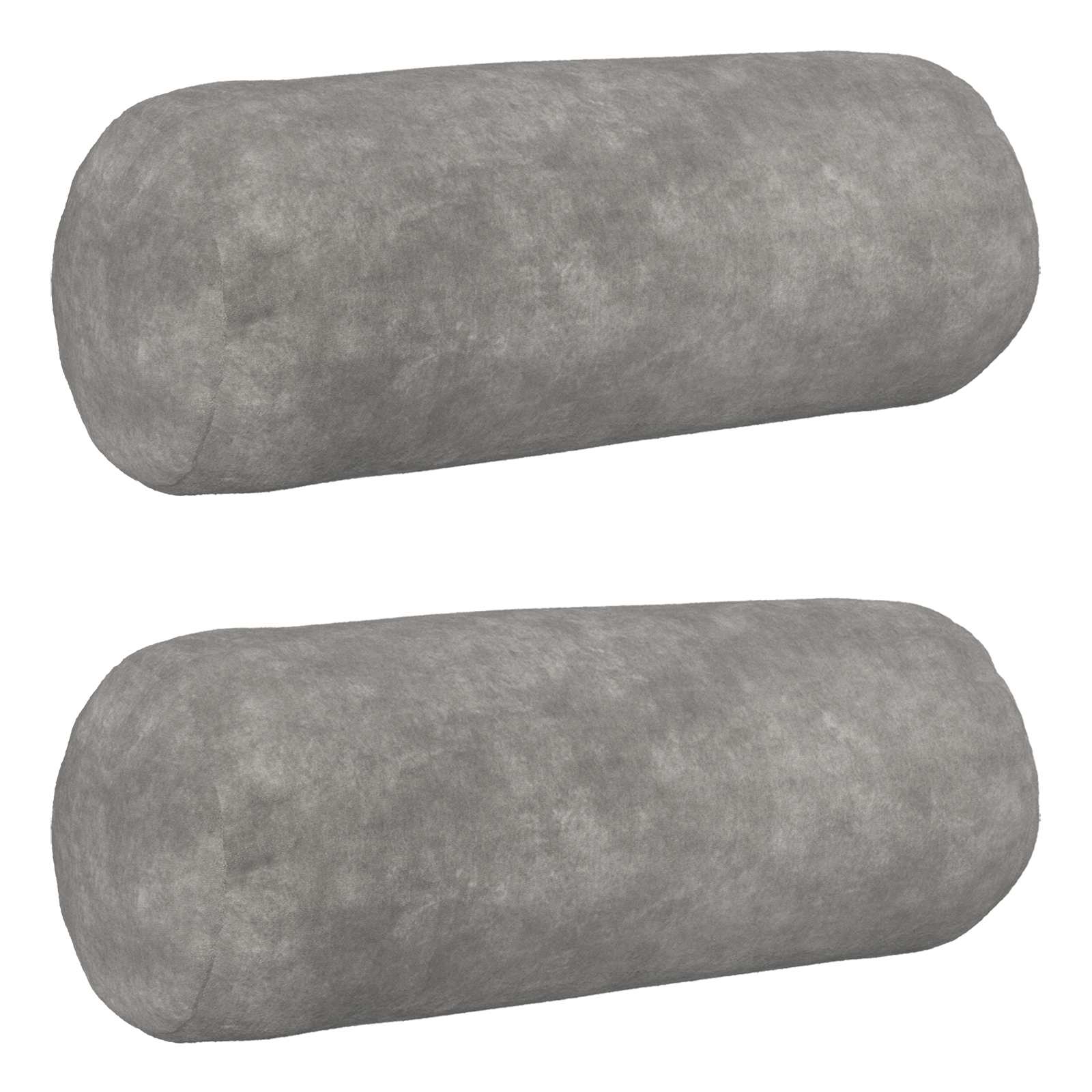 vidaXL Povlak na polštář 2 pcs HEERLEN Světle šedá Ø 15 x 40 cm