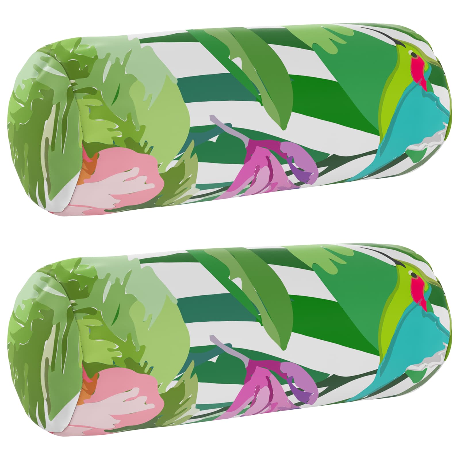 Kussensloop 2 pcs HEERLEN Zwart Ø 15 x 40 cm Polyester image 1