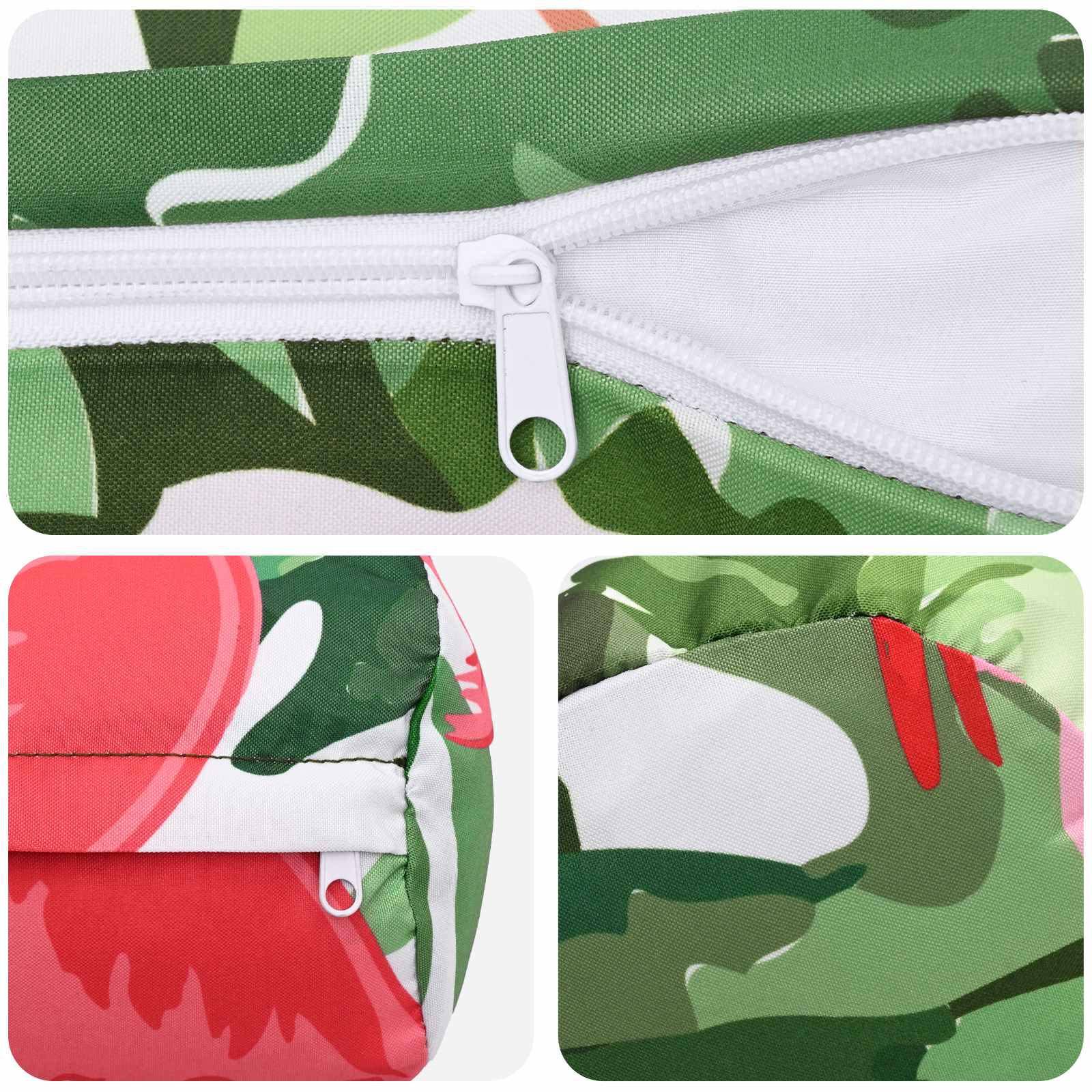 Kussensloop 6 pcs HEERLEN Zwart Ø 15 x 40 cm Polyester image 5