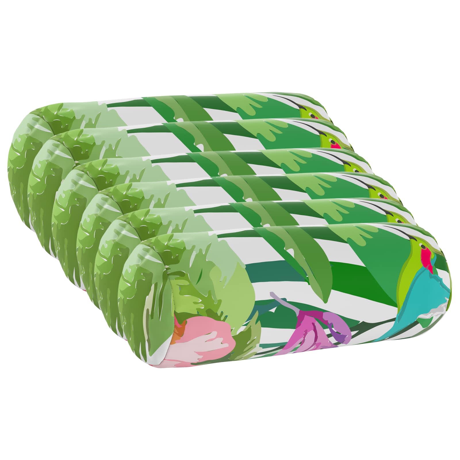 Kussensloop 6 pcs HEERLEN Zwart Ø 15 x 40 cm Polyester image 1