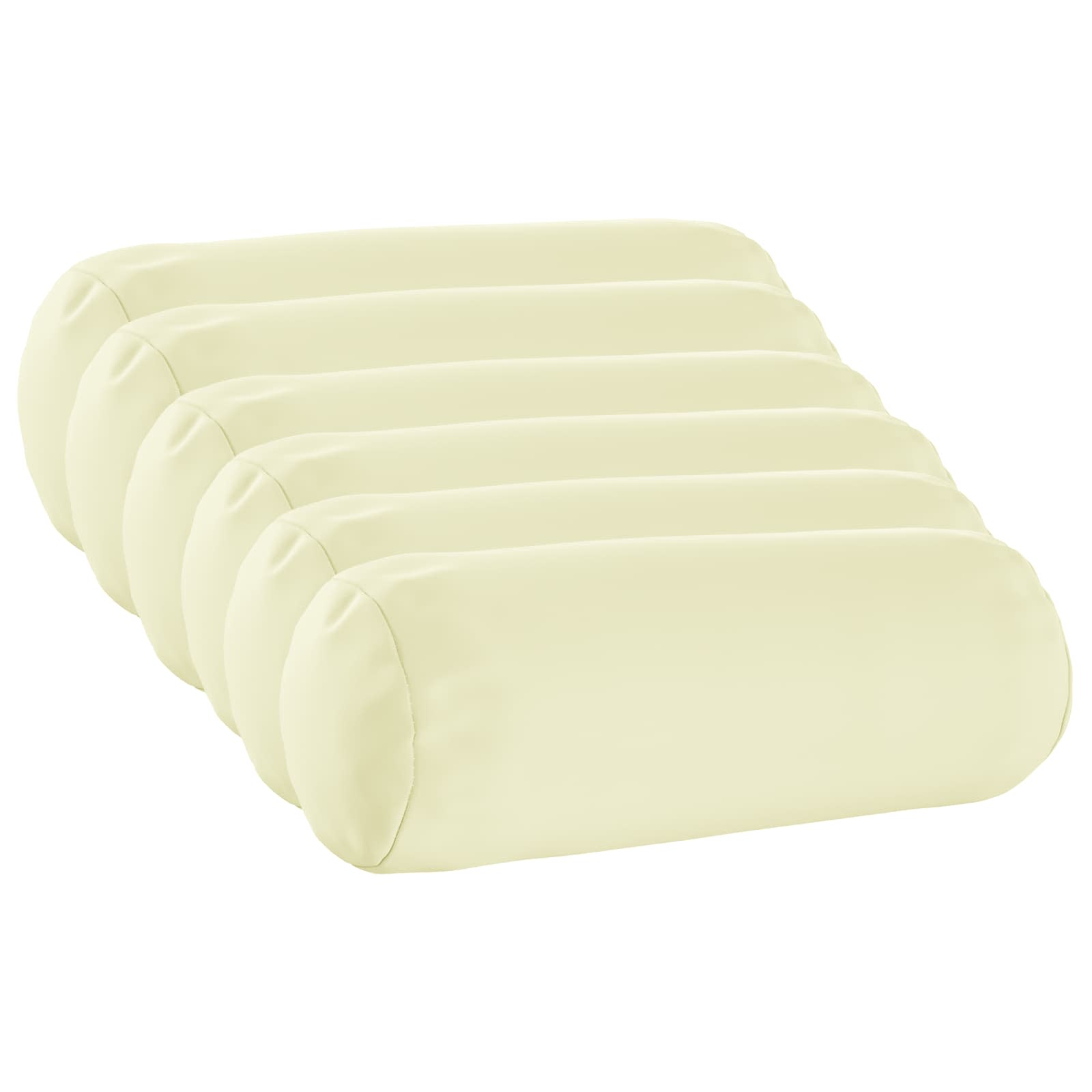 Kussensloop 6 pcs HEERLEN Crèmekleurig Ø 15 x 40 cm Polyester image 1