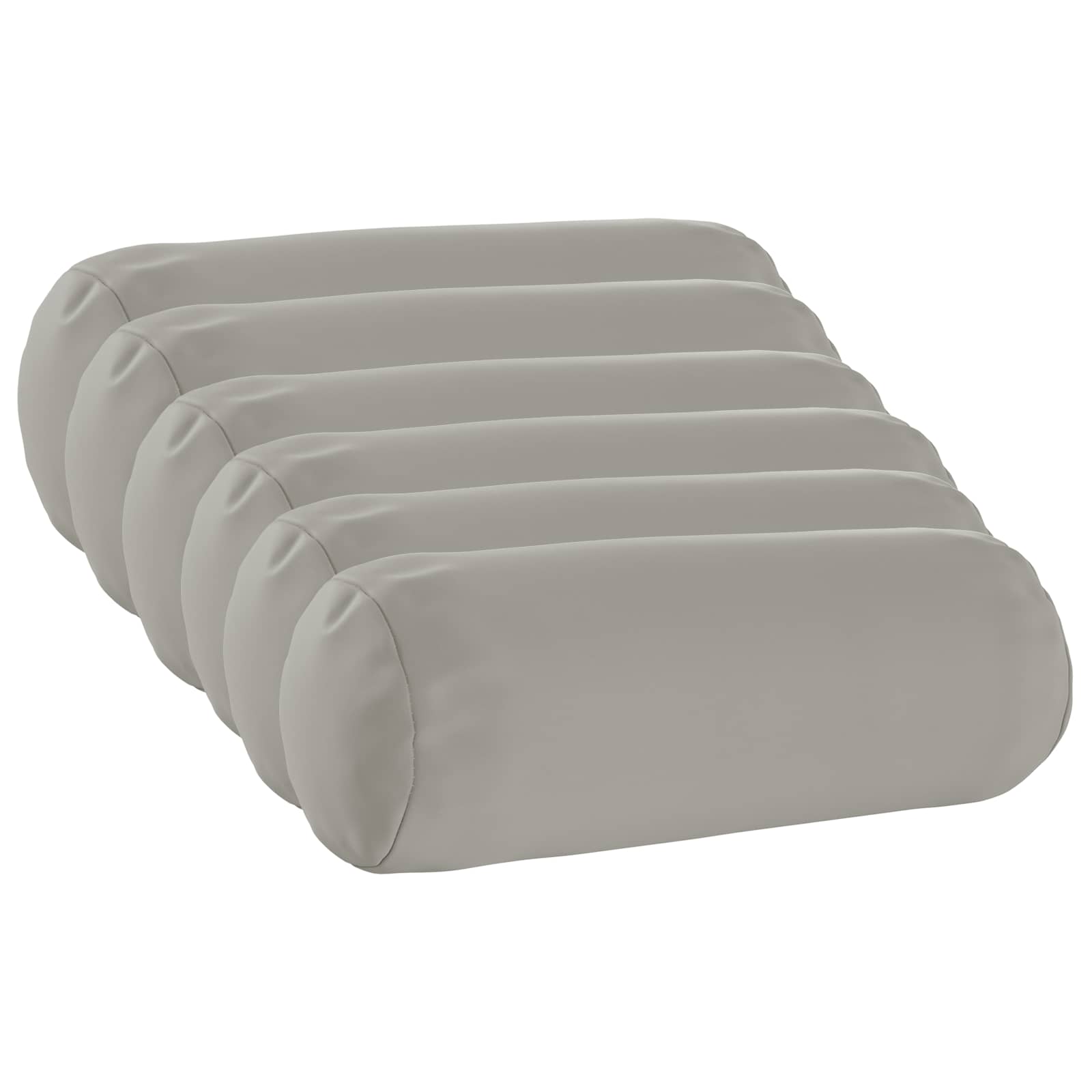 Kussensloop 6 pcs HEERLEN Grijs Ø 15 x 40 cm Polyester image 1