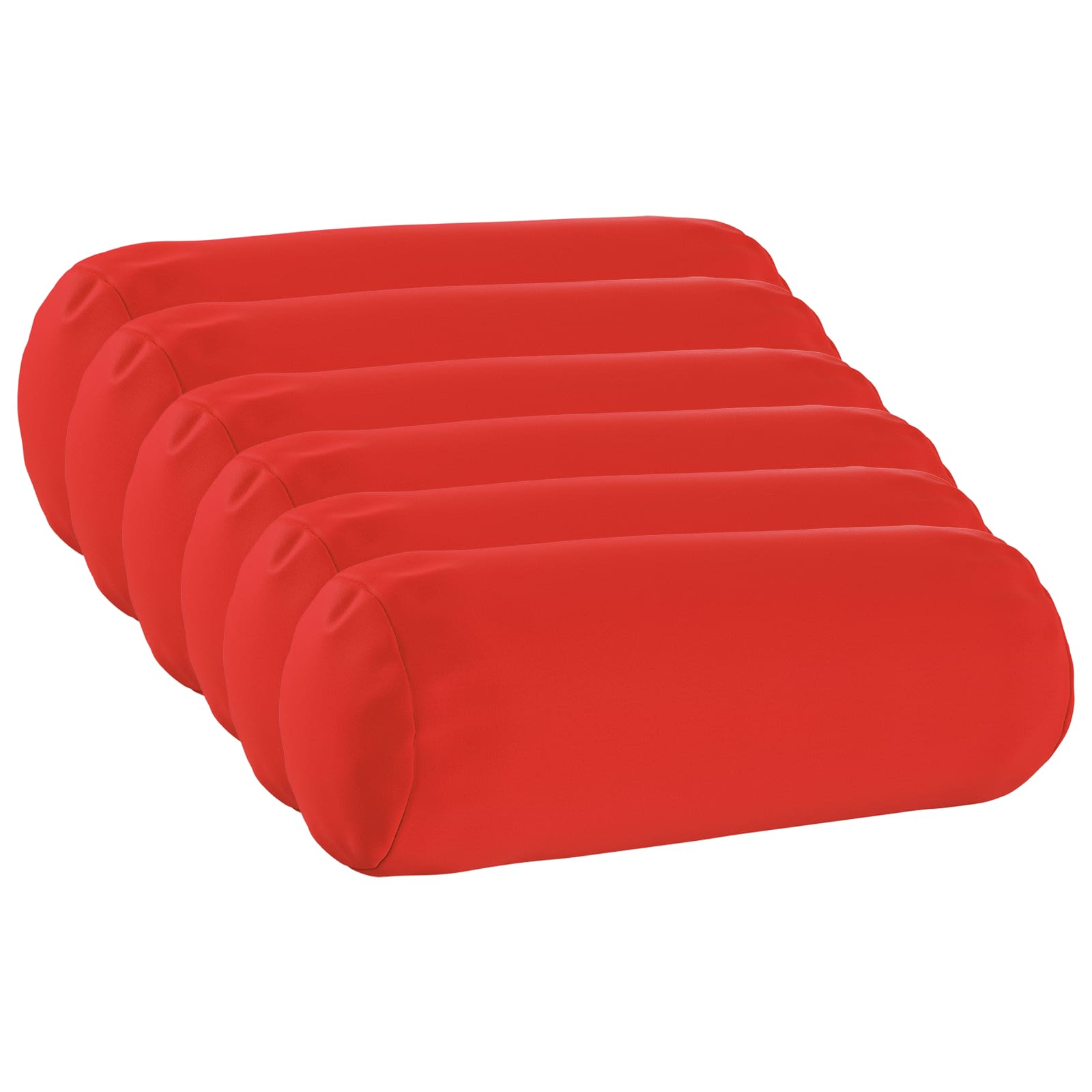 Kussensloop 6 pcs HEERLEN Rood Ø 15 x 40 cm Polyester image 1