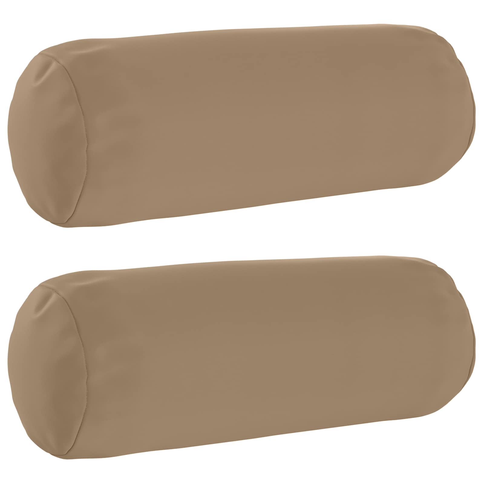 Kussensloop 2 st HEERLEN Taupe Ø 15 x 40 cm Polyester image 1
