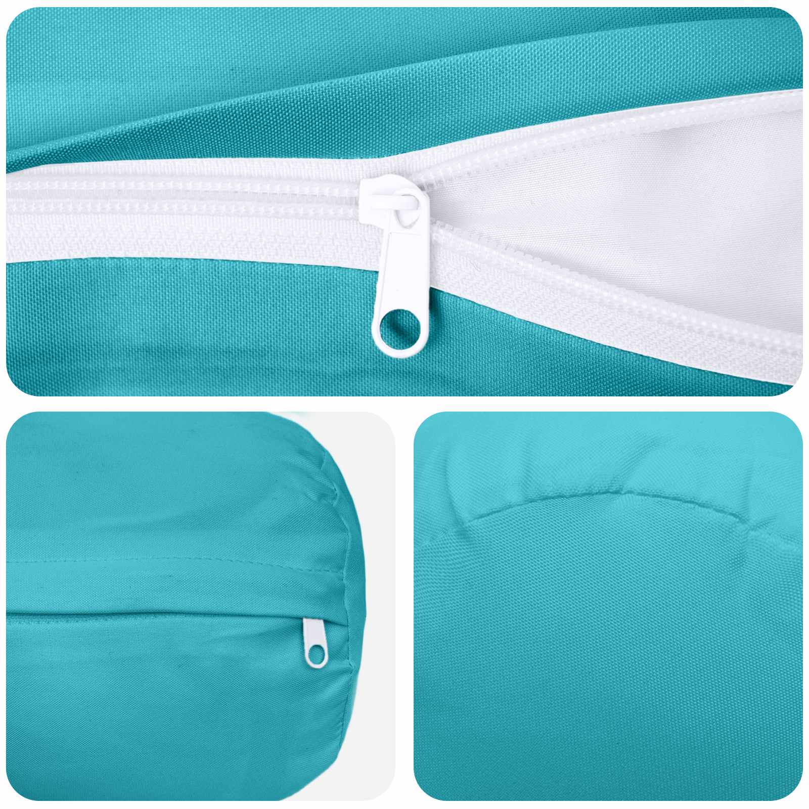 Kussensloop 2 pcs HEERLEN Turquoise Ø 15 x 40 cm Polyester image 5