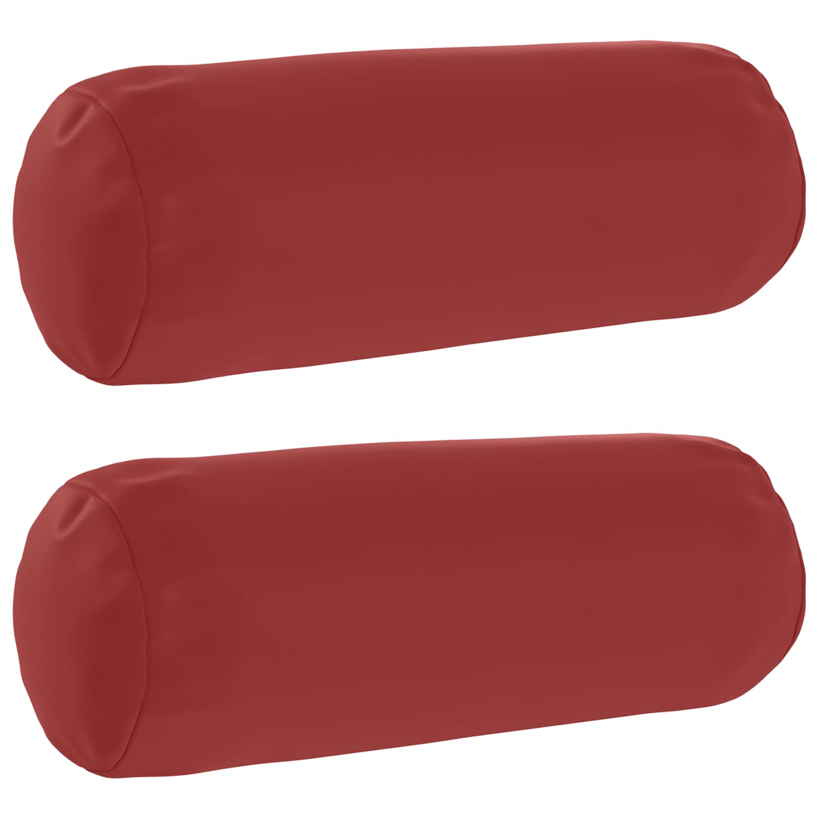 Kussensloop 2 pcs HEERLEN Wijnrood Ø 15 x 40 cm Polyester image 1