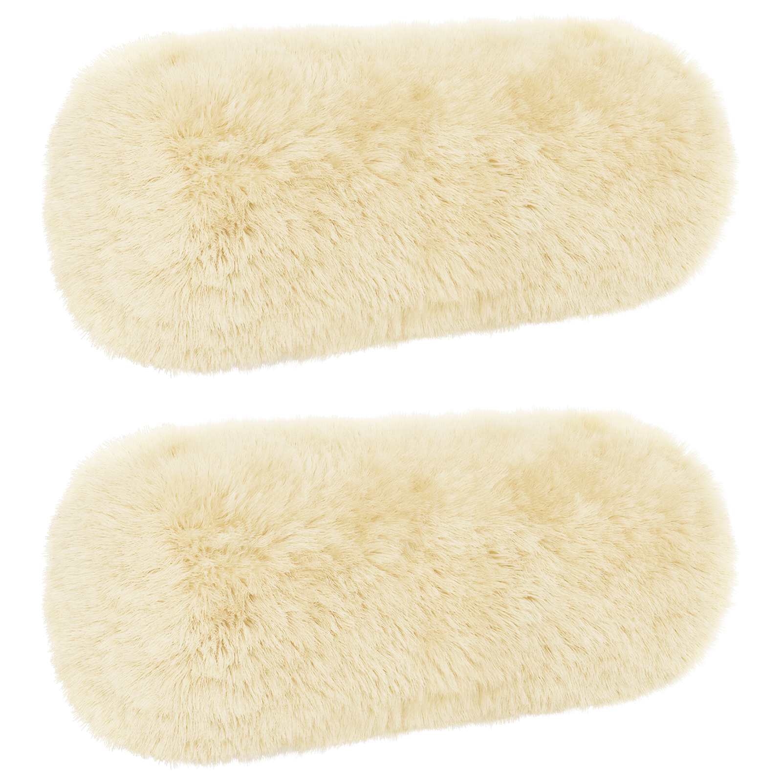 Kussensloop 2 pcs HEERLEN Crèmekleurig Ø 15 x 40 cm PV Fleece image 2