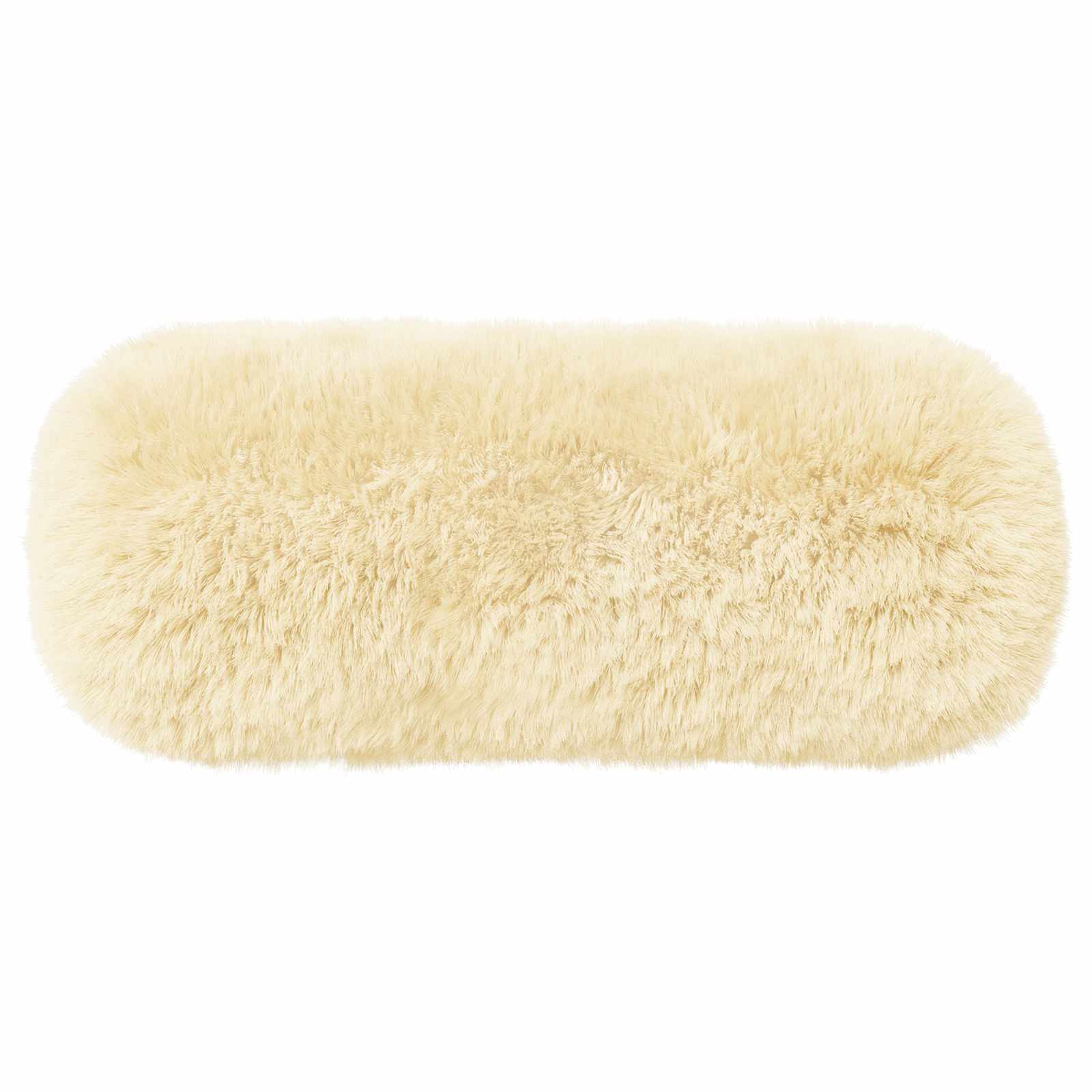Kussensloop 2 pcs HEERLEN Crèmekleurig Ø 15 x 40 cm PV Fleece image 5
