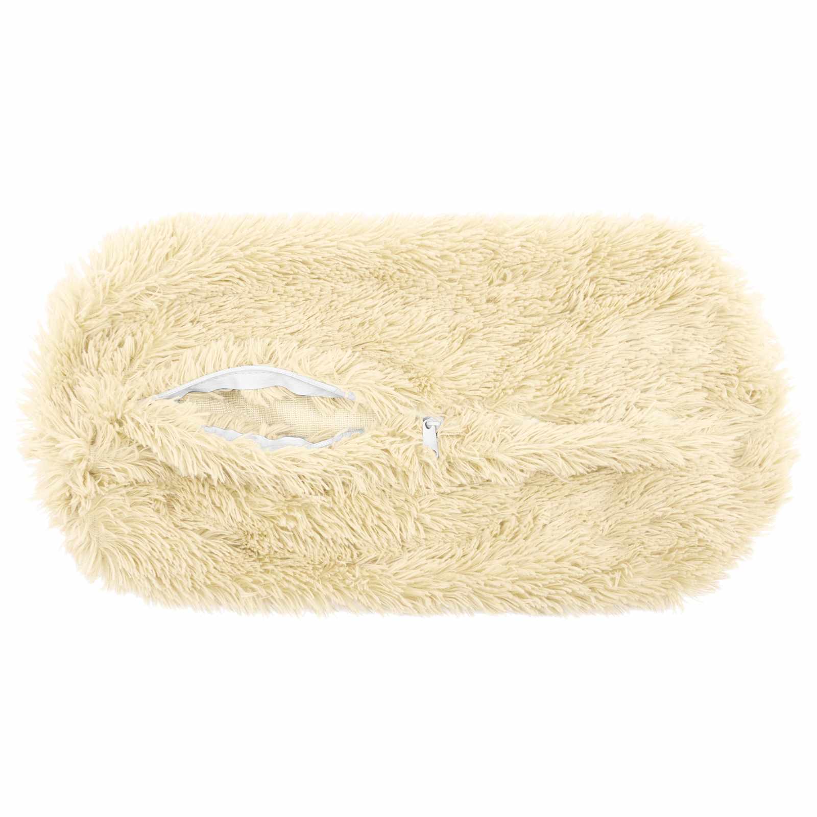 Kussensloop 6 pcs HEERLEN Crèmekleurig Ø 15 x 40 cm PV Fleece image 6