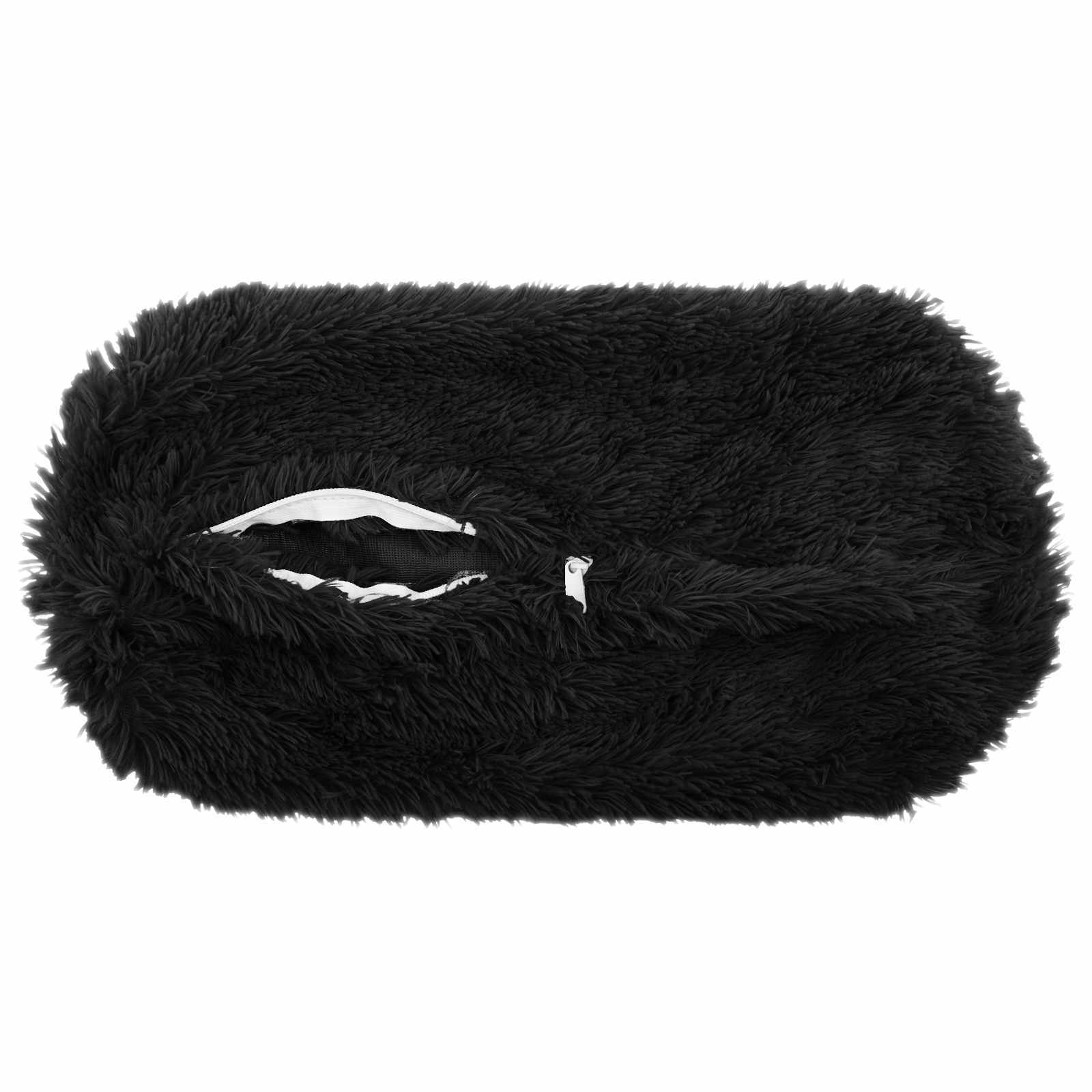 Kussensloop 6 pcs HEERLEN Zwart Ø 15 x 40 cm PV Fleece image 6