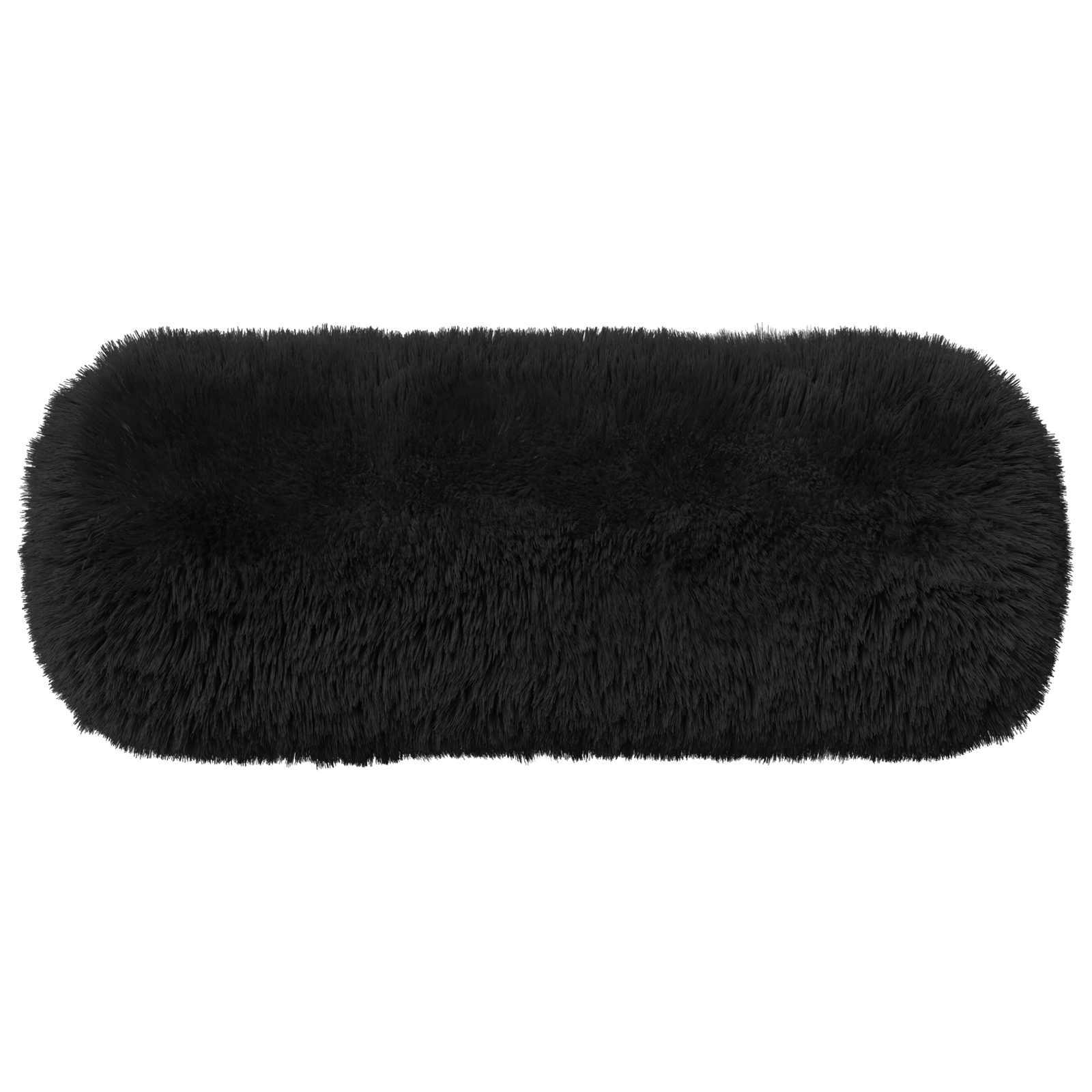 Kussensloop 6 pcs HEERLEN Zwart Ø 15 x 40 cm PV Fleece image 5