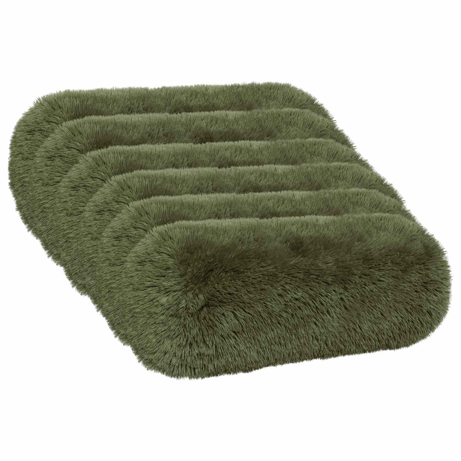 Kussensloop 6 pcs HEERLEN Groen Ø 15 x 40 cm PV Fleece image 1