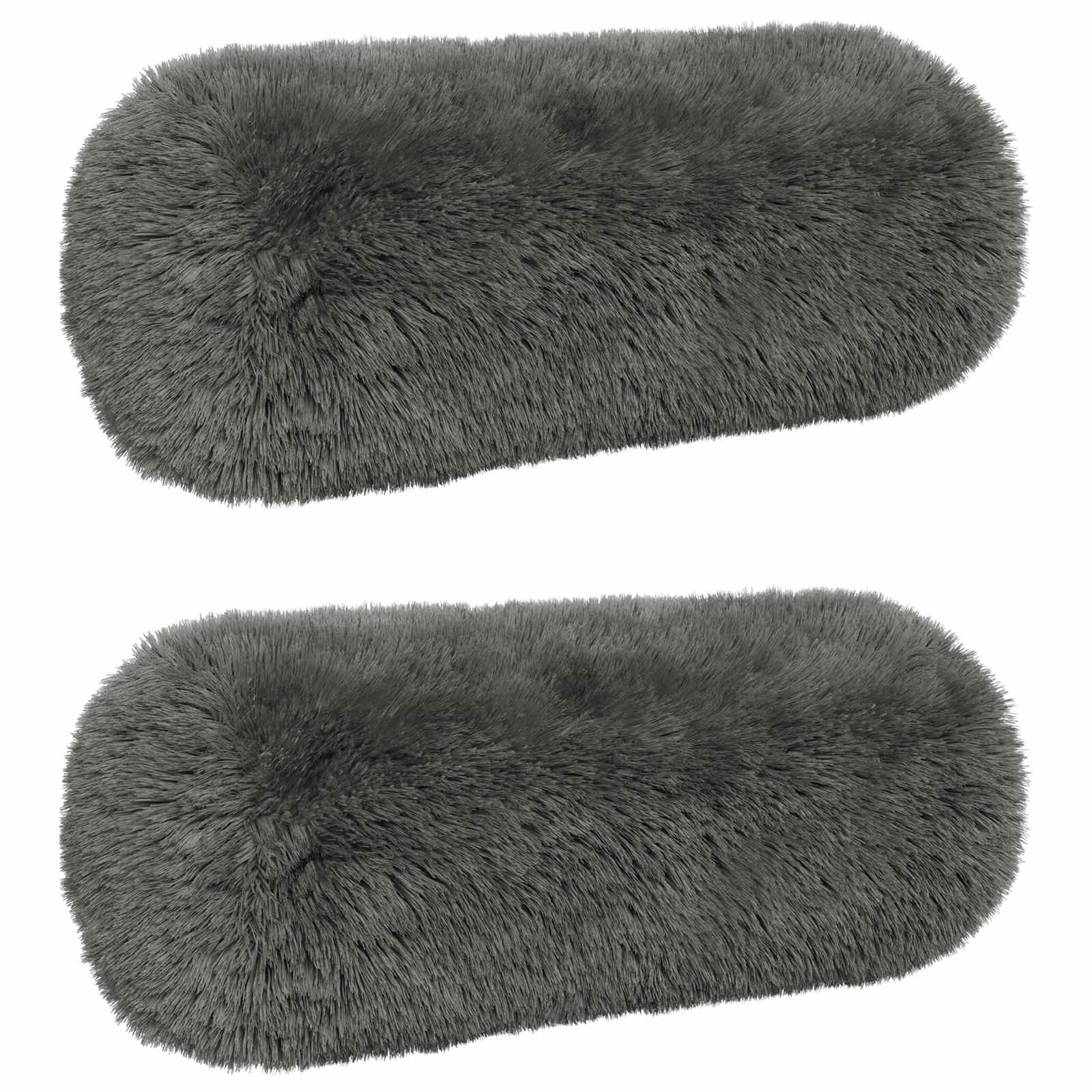 Kussensloop 2 pcs HEERLEN Lichtgrijs Ø 15 x 40 cm PV Fleece image 1