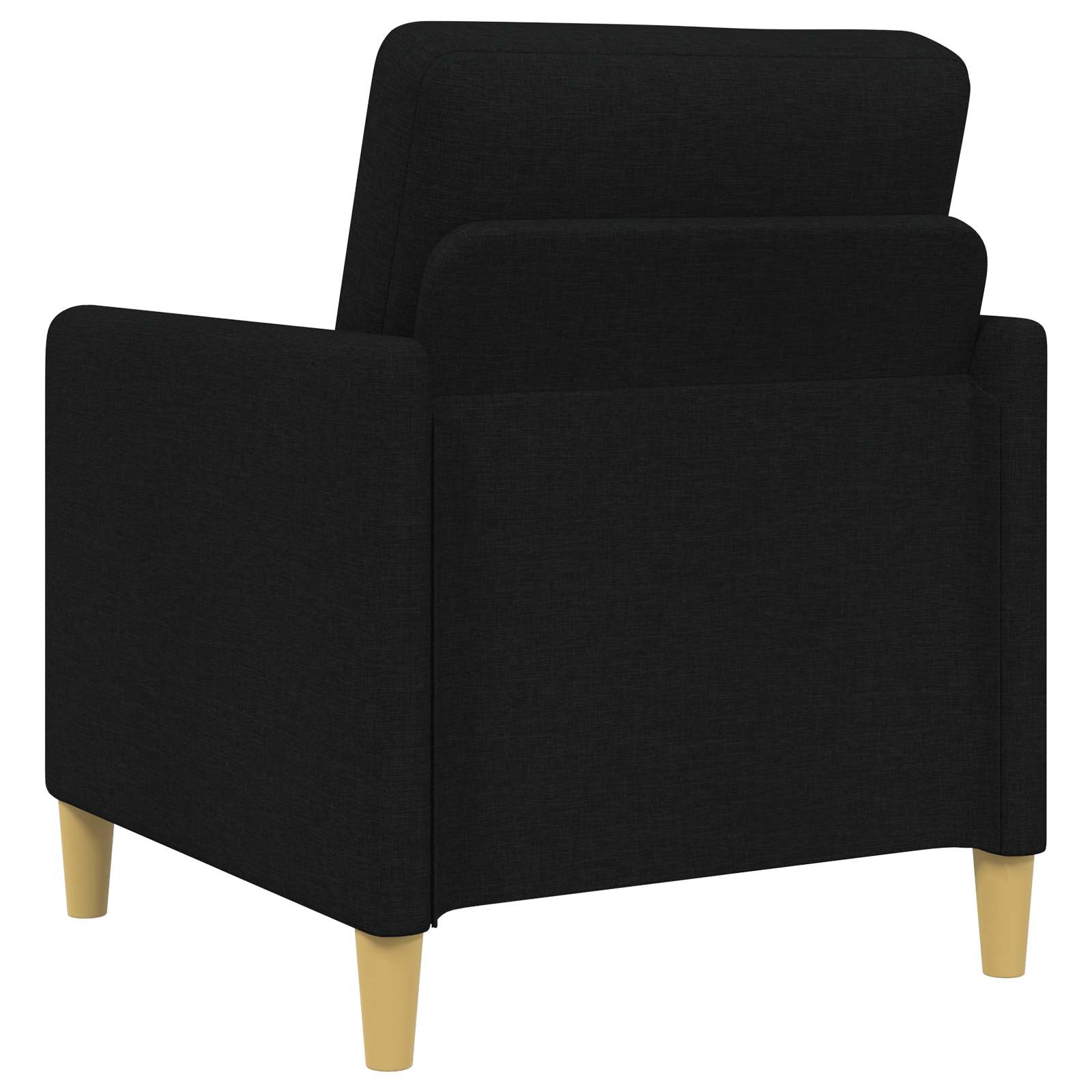 vidaXL Sofa set z shrambo 2 pcs Črna Poliester - slika 4