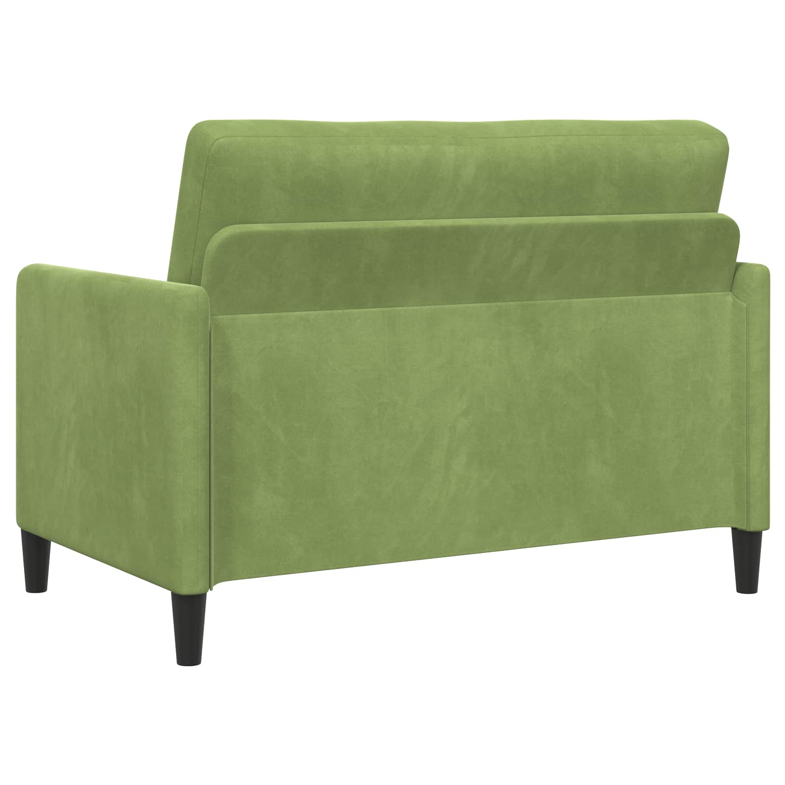 vidaXL Bankenset met opbergruimte 2 st Lichtgroen Polyester