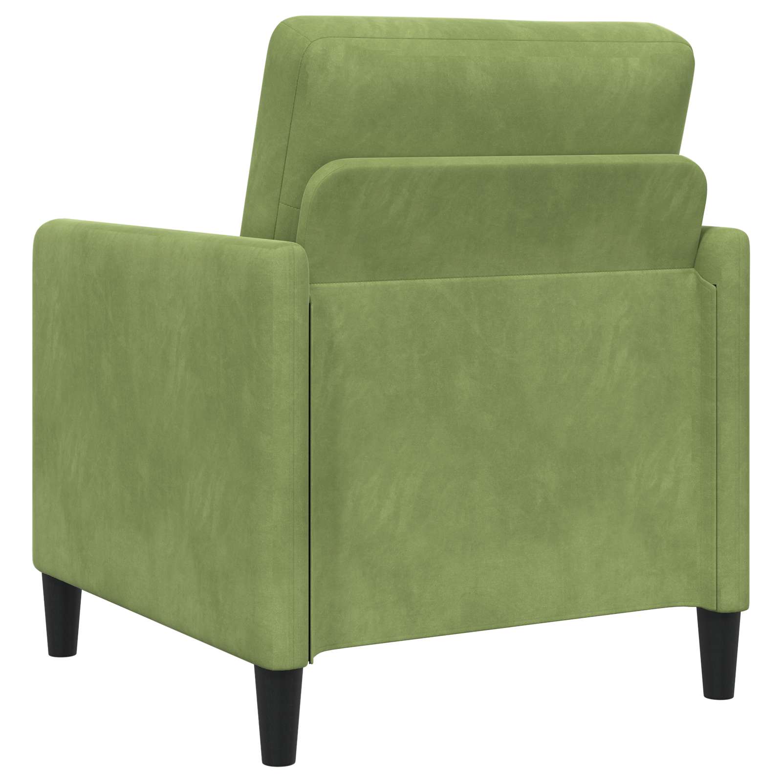 vidaXL Bankenset met opbergruimte 2 st Lichtgroen Polyester