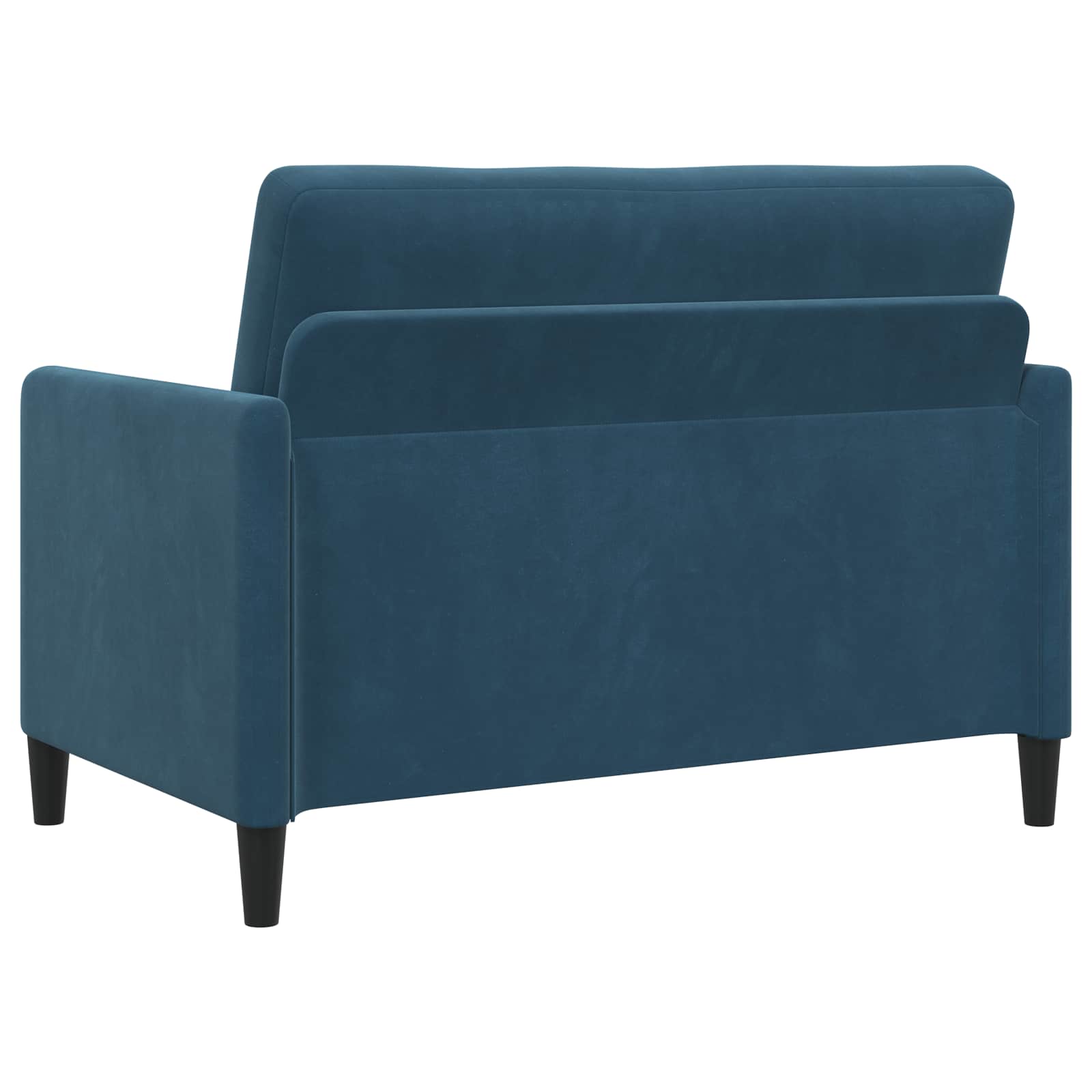Sofa set z shrambo 2 kos Modra Poliester