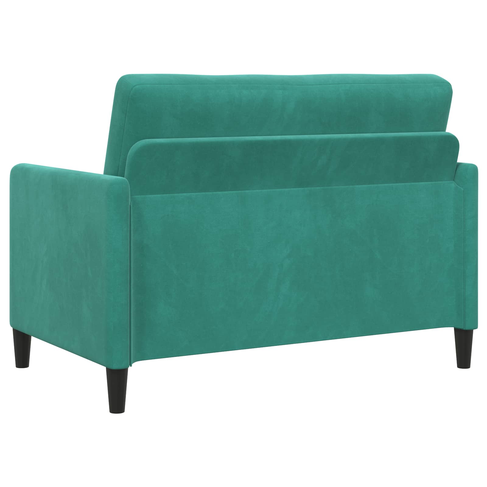 vidaXL Bankenset met opbergruimte 2 st Turquoise Polyester