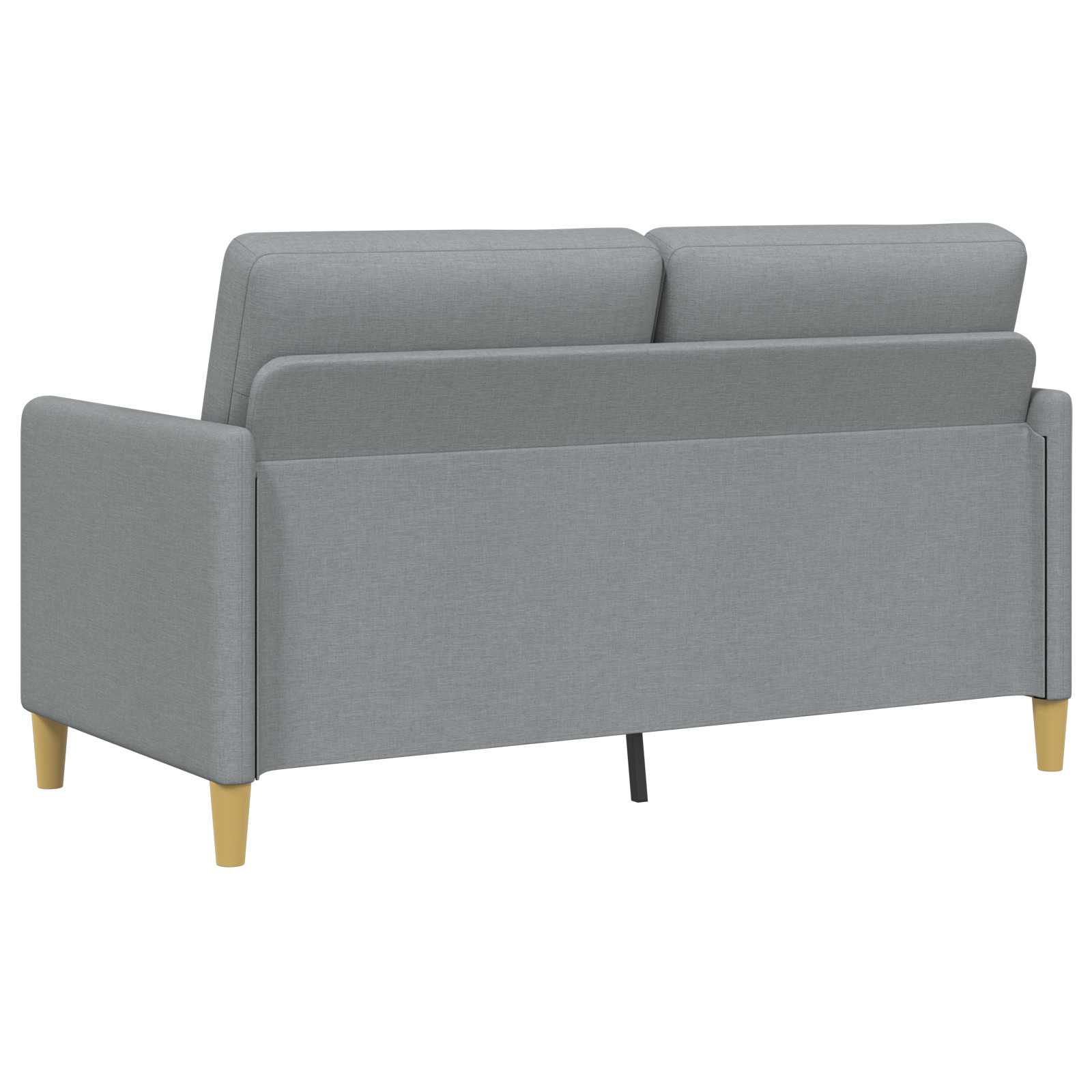 Sofa Set mit Stauraum 2-tlg. Hellgrau Polyester – Ansicht 4