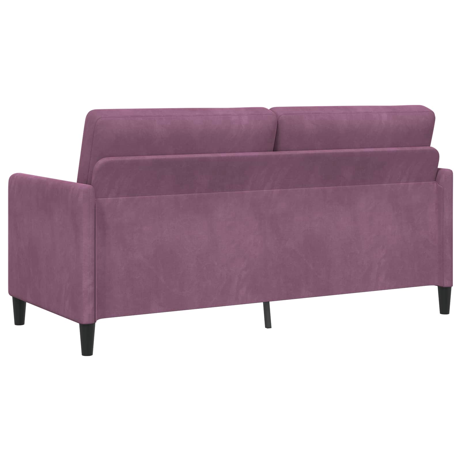 vidaXL Bankenset met opbergruimte 2 st Paars Polyester