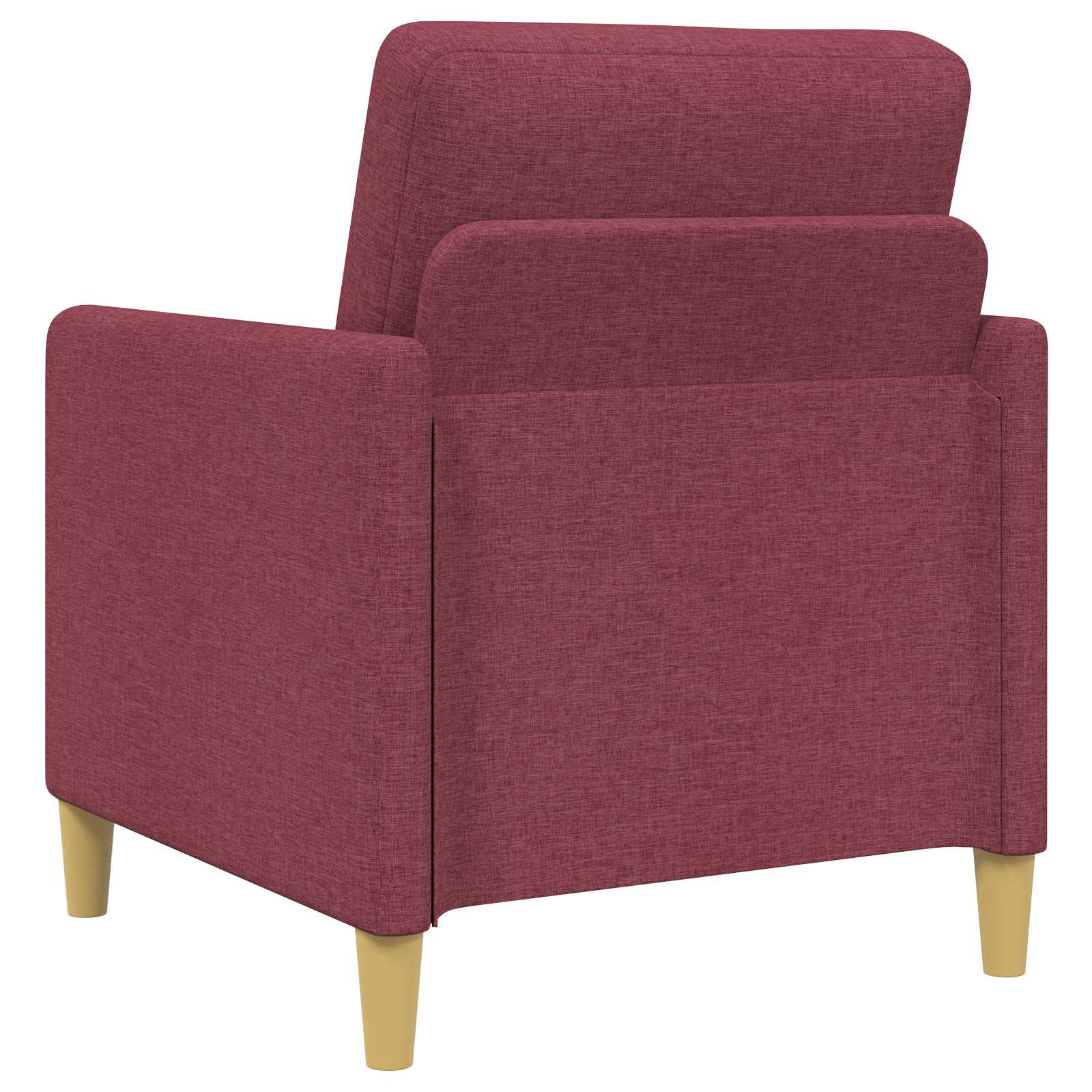 vidaXL Sofa set z shrambo 2 pcs Vinorodna rdeča Poliester - slika 5