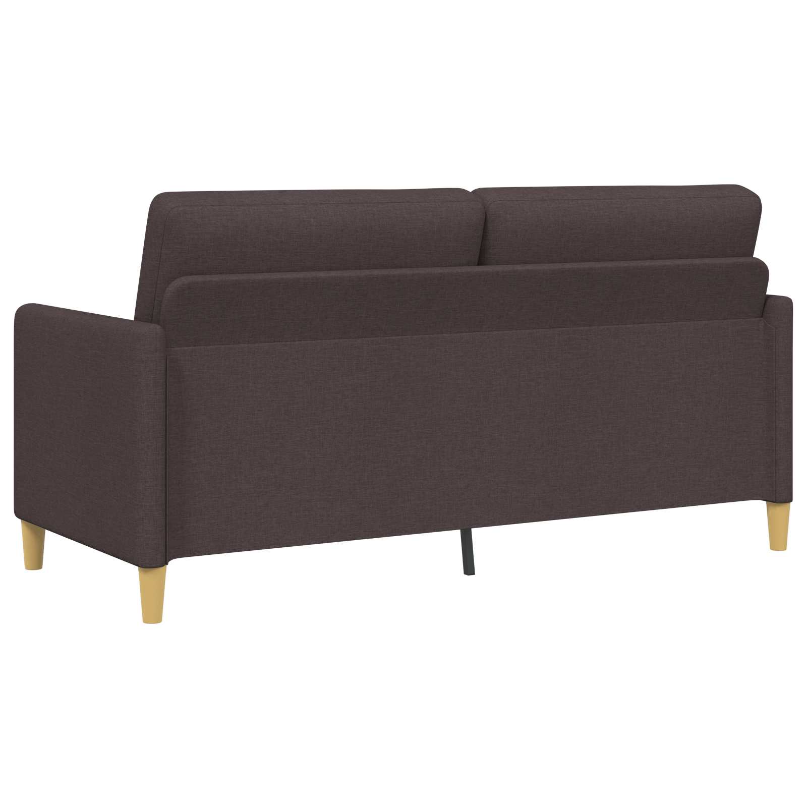 vidaXL Sofa set z shrambo 2 pcs Temno rjava Poliester - slika 4