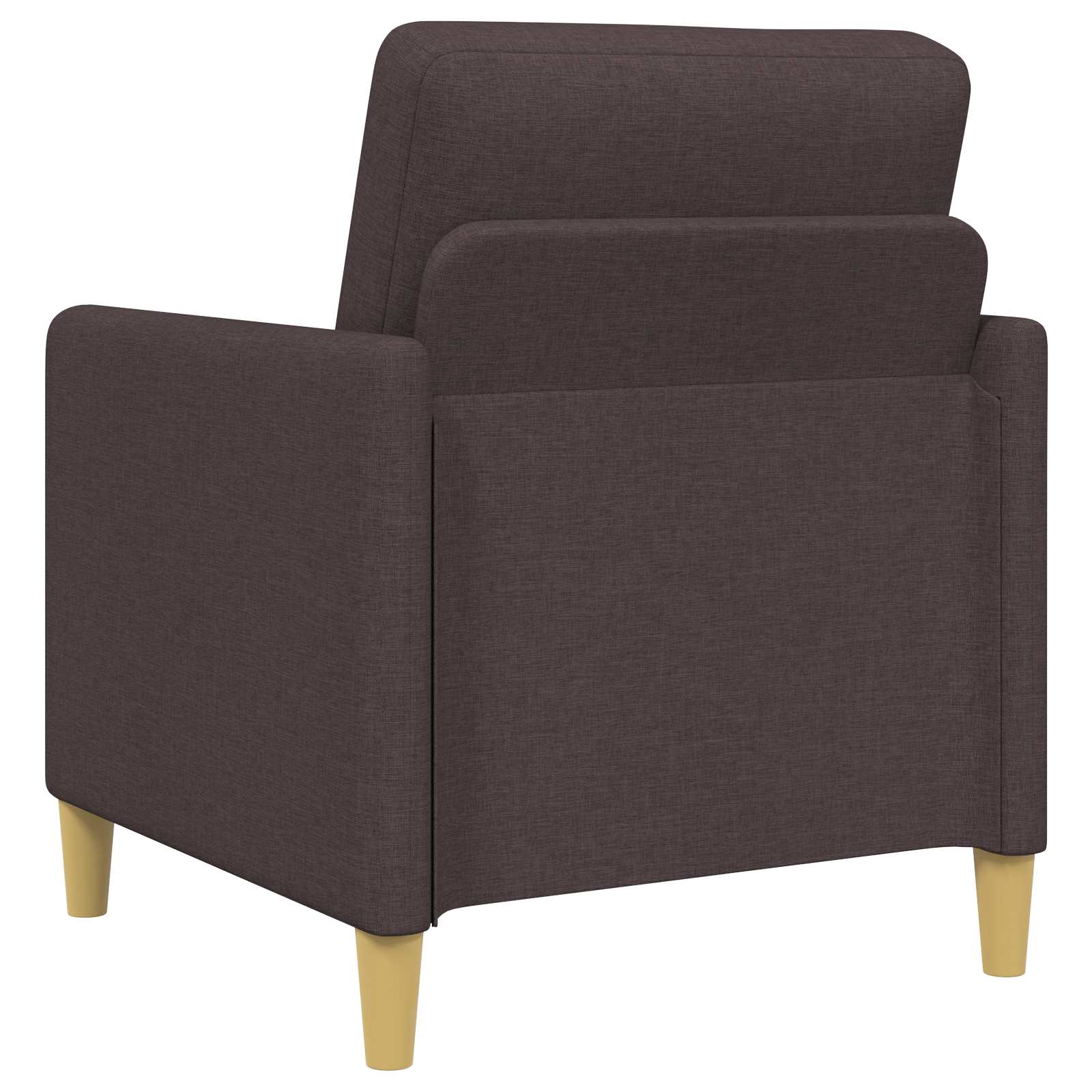 vidaXL Sofa set z shrambo 2 pcs Temno rjava Poliester - slika 5