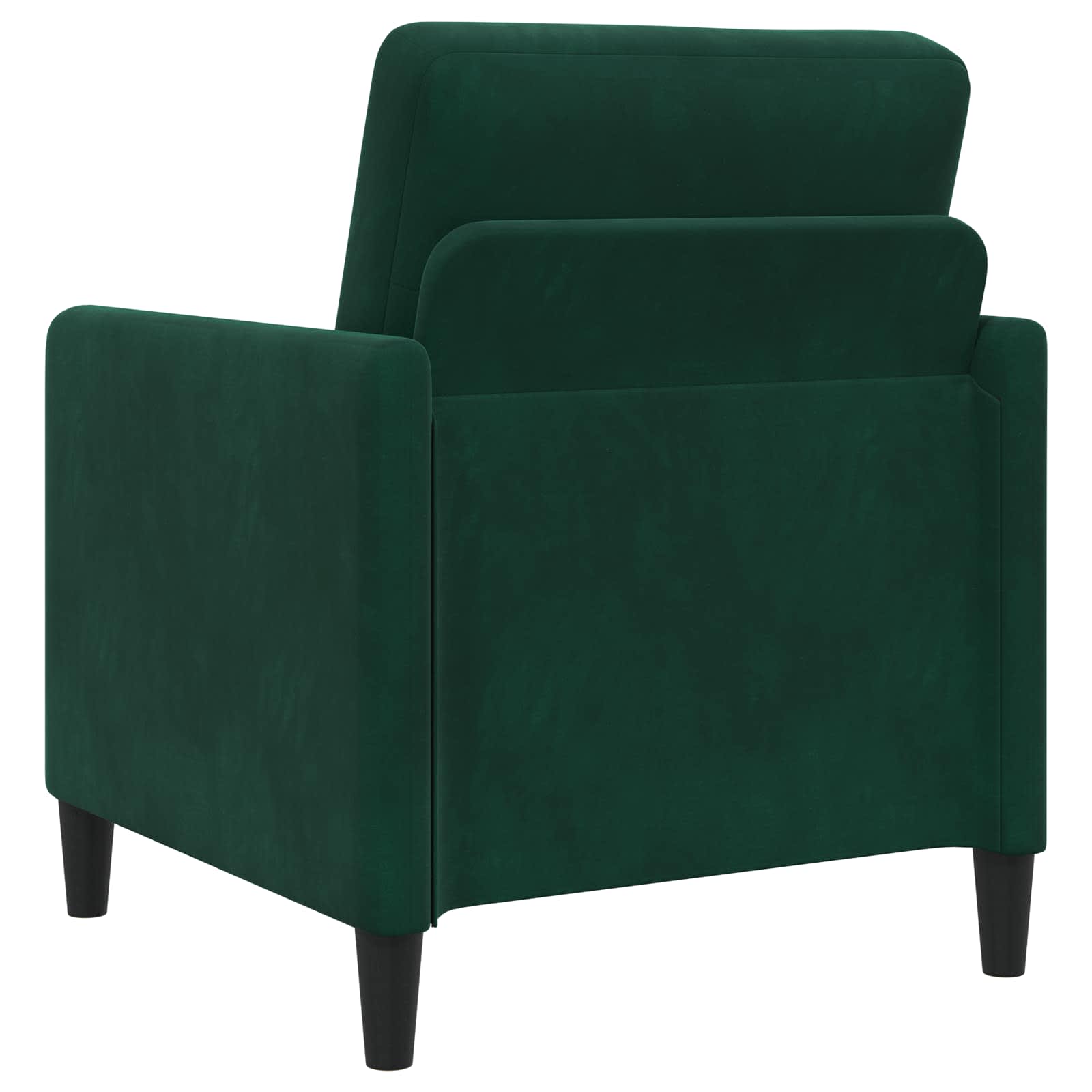 Sofa set z shrambo 2 kos Temno zelena Poliester