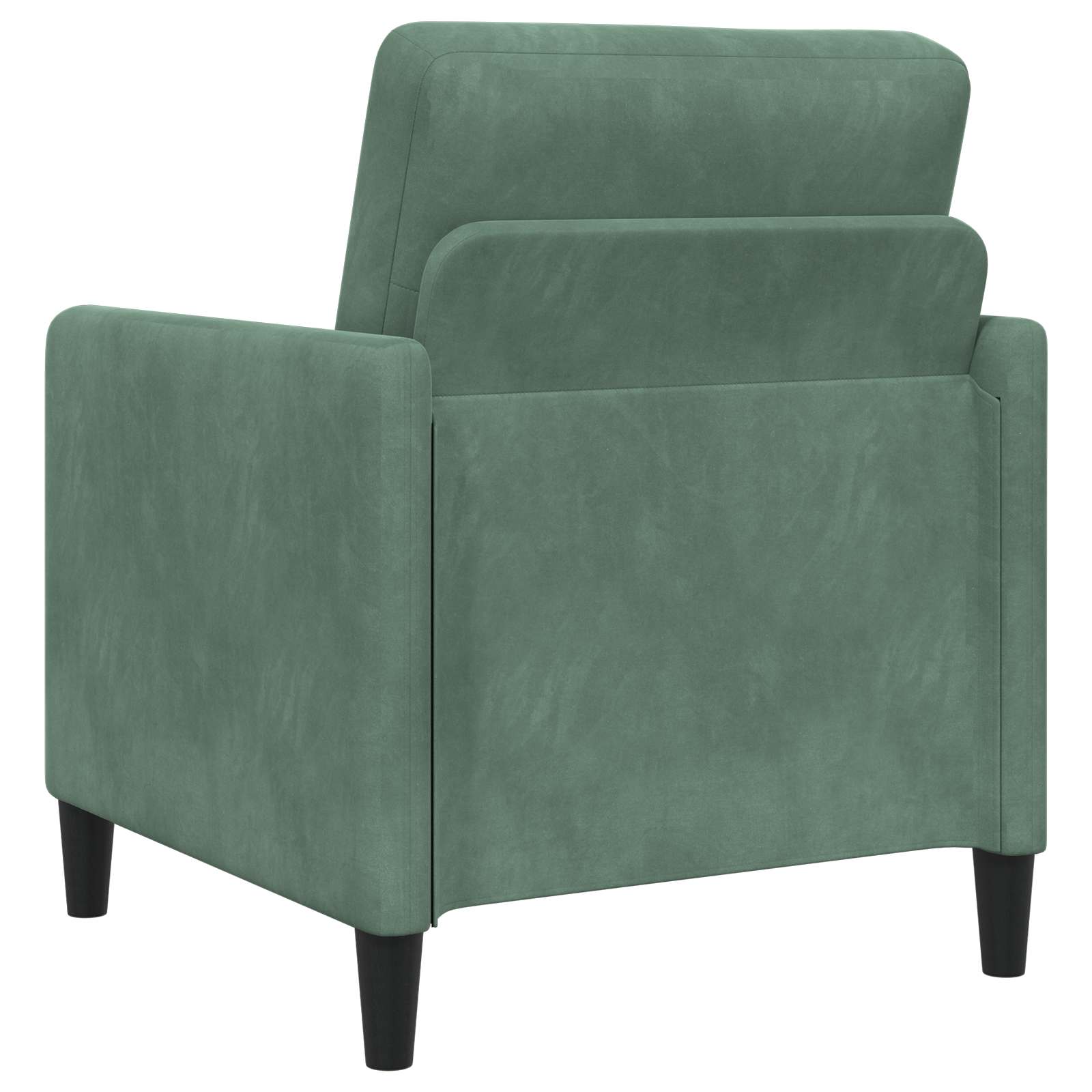 vidaXL Bankenset met opbergruimte 2 st Zeegroen Polyester