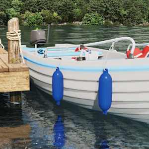 Bumperji za čolne 2 kos Ø 14 x 50 cm Modra PVC
