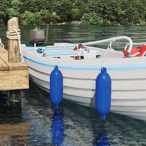 Bumperji za čolne 2 kos Ø 16 x 58 cm Modra PVC
