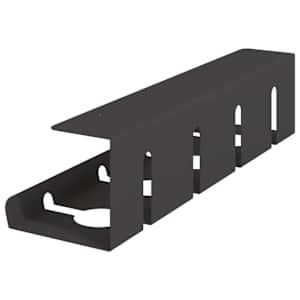 Tray na kabely pod stolem 2 ks Černá 43 x 12 x 10 cm Ocel - obrázek 7