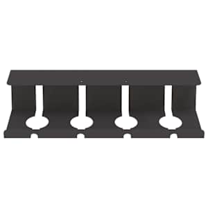 Tray na kabely pod stolem 2 ks Černá 43 x 12 x 10 cm Ocel - obrázek 5