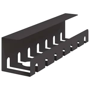 Tray na kabely pod stolem 2 ks Černá 43 x 10 x 10 cm Ocel - obrázek 4