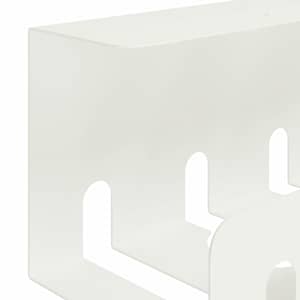 Tray na kabely pod stolem 2 ks Bílá 43 x 10 x 10 cm Ocel - obrázek 8