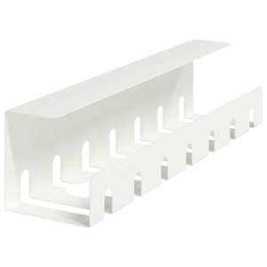 Tray na kabely pod stolem 2 ks Bílá 43 x 10 x 10 cm Ocel - obrázek 4