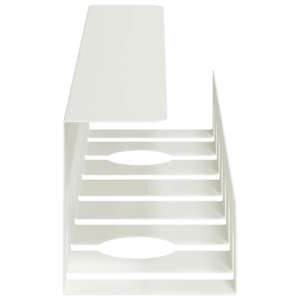Tray na kabely pod stolem 2 ks Bílá 43 x 10 x 10 cm Ocel - obrázek 6