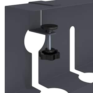 Tray na kabely pod stolem 2 ks Antracitová 43 x 10 x 15 cm Ocel - obrázek 10