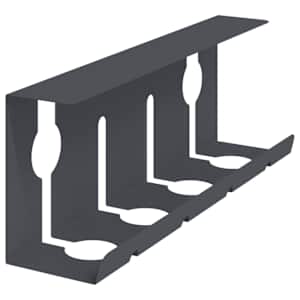 Tray na kabely pod stolem 2 ks Antracitová 43 x 10 x 15 cm Ocel - obrázek 6