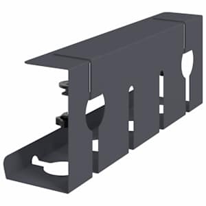 Tray na kabely pod stolem 2 ks Antracitová 43 x 10 x 15 cm Ocel - obrázek 9