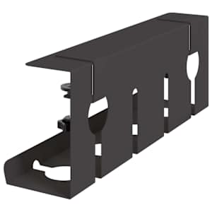 Tray na kabely pod stolem 2 ks Černá 43 x 10 x 15 cm Ocel - obrázek 9