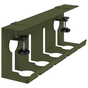 Tray na kabely pod stolem 2 ks Olivově zelená 43 x 10 x 15 cm - obrázek 5