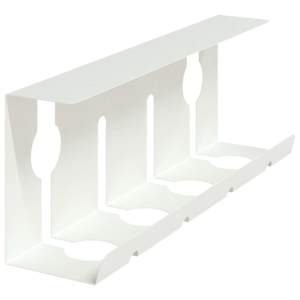 Tray na kabely pod stolem 2 ks Bílá 43 x 10 x 15 cm Ocel - obrázek 6