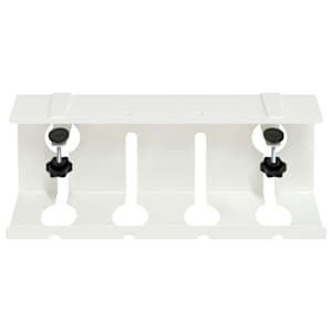 Tray na kabely pod stolem 2 ks Bílá 43 x 10 x 15 cm Ocel - obrázek 7