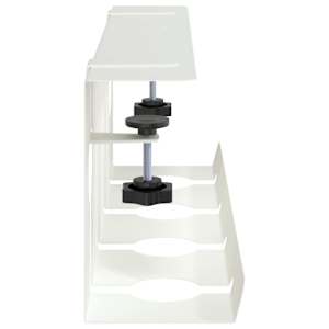 Tray na kabely pod stolem 2 ks Bílá 43 x 10 x 15 cm Ocel - obrázek 8