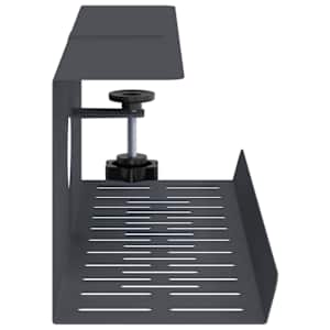 Tray na kabely pod stolem 2 ks Antracitová 35 x 12 x 13 cm Ocel - obrázek 6