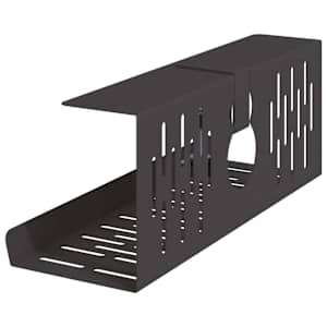 Tray na kabely pod stolem 2 ks Černá 35 x 12 x 13 cm Ocel - obrázek 7