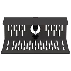 Tray na kabely pod stolem 2 ks Černá 35 x 12 x 13 cm Ocel - obrázek 5