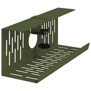 Tray na kabely pod stolem 2 ks Olivově zelená 35 x 12 x 13 cm - obrázek 4