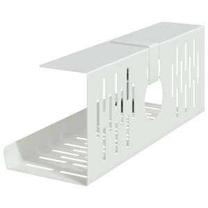 Tray na kabely pod stolem 2 ks Bílá 35 x 12 x 13 cm Ocel - obrázek 7